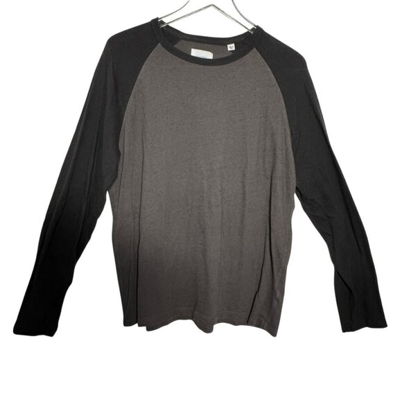 Billy Reid Other - Billy Reid Shirt Men's XL Gray Black raglan long sleeve t-shirt